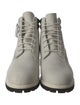Timberland Leather Colorblock Pattern Combat Boots