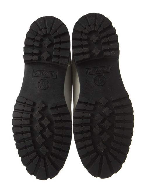 Timberland Leather Colorblock Pattern Combat Boots