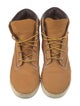 Timberland Leather Colorblock Pattern Lace-Up Boots