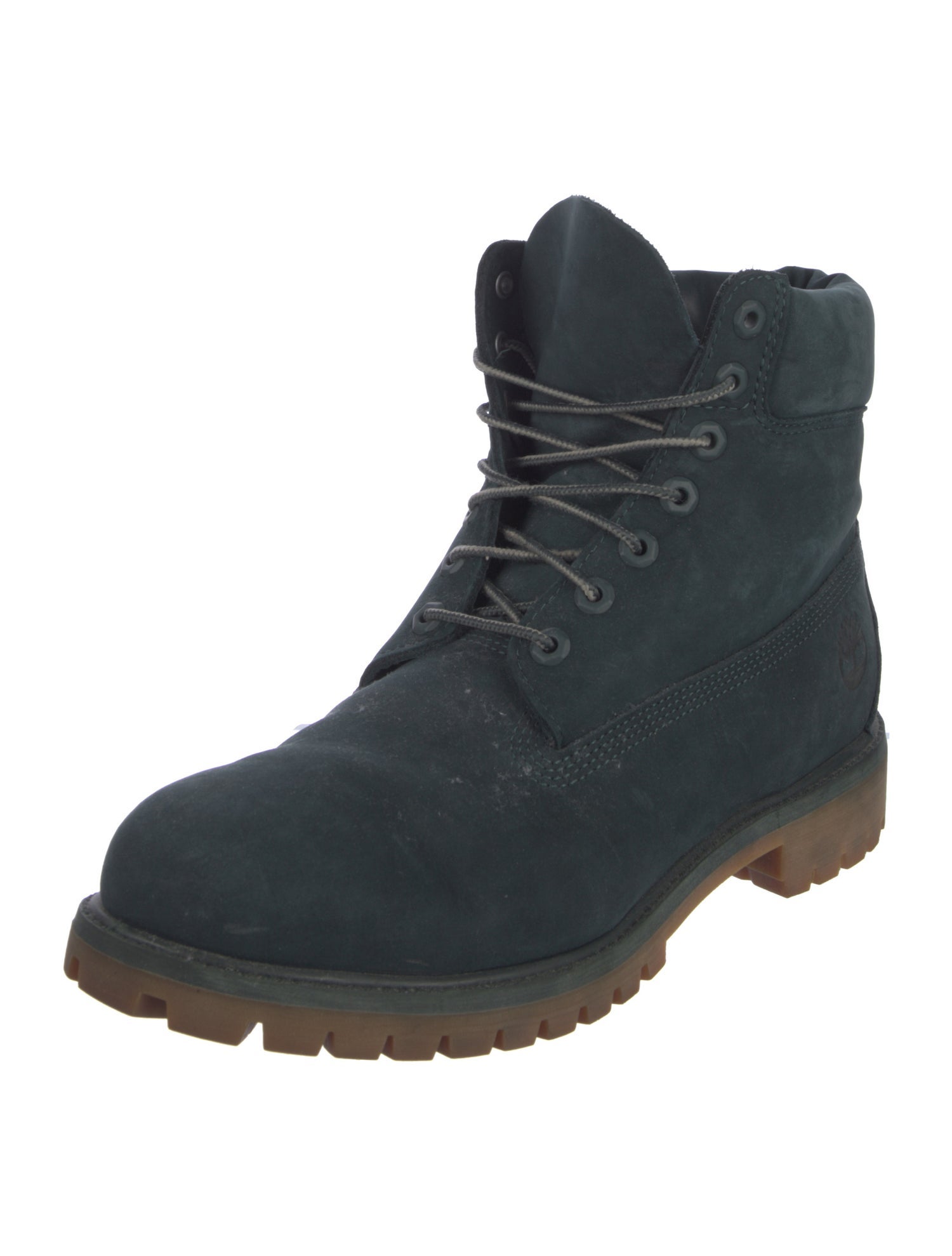 Timberland Suede Leather Trim Embellishment Hiking Boots