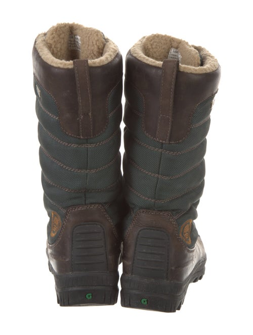 Timberland Leather Embroidered Accent Snow Boots