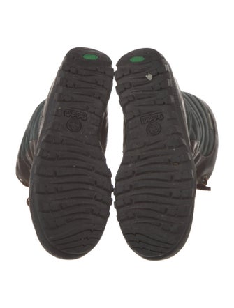 Timberland Leather Embroidered Accent Snow Boots