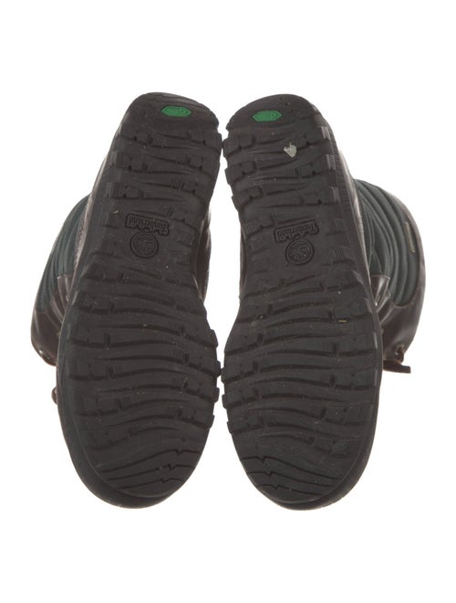 Timberland Leather Embroidered Accent Snow Boots