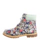 Timberland Floral Print Combat Boots