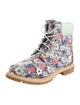 Timberland Floral Print Combat Boots