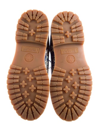 Timberland Floral Print Combat Boots