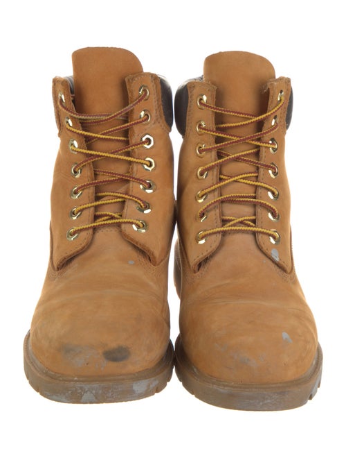 Timberland Nubuck Colorblock Pattern Combat Boots