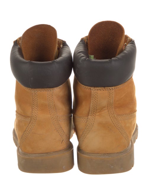 Timberland Nubuck Colorblock Pattern Combat Boots