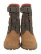 Timberland Nubuck Colorblock Pattern Combat Boots