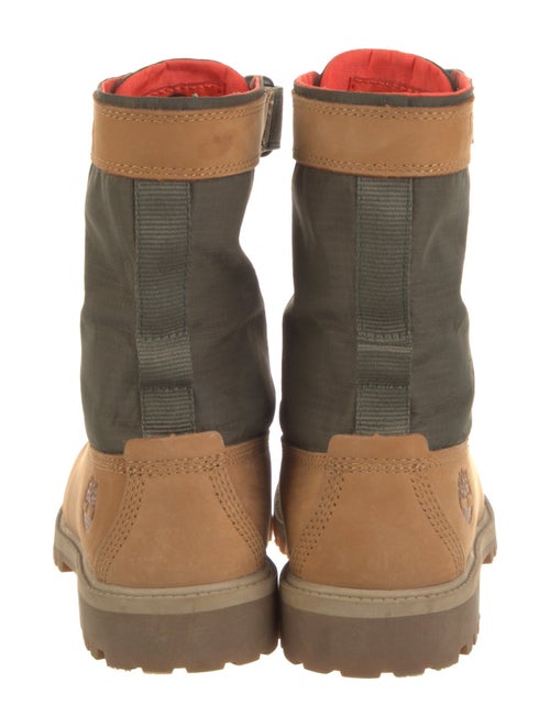 Timberland Nubuck Colorblock Pattern Combat Boots