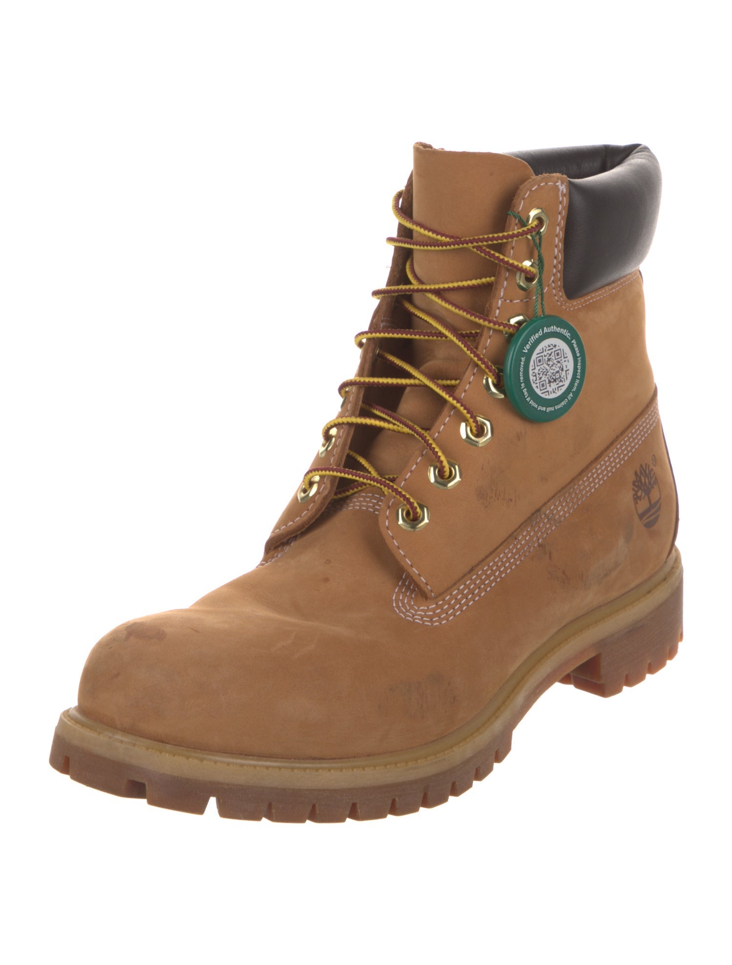 Timberland Nubuck Leather Trim Embellishment Hiking Boots