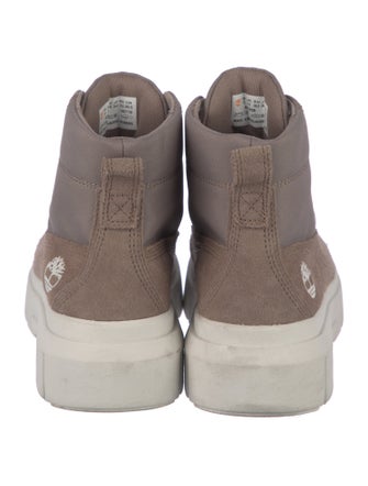 Timberland Suede Colorblock Pattern Hiking Boots