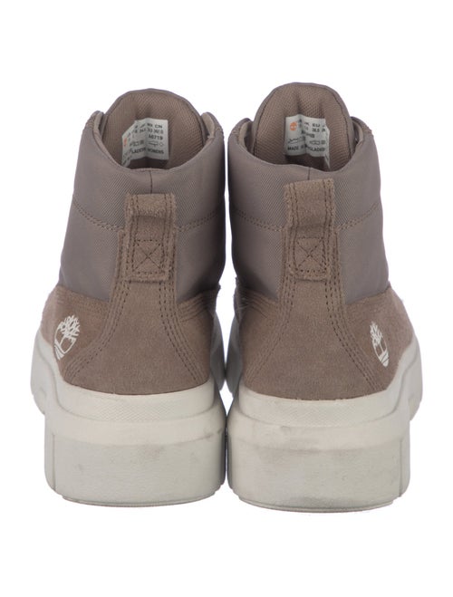 Timberland Suede Colorblock Pattern Hiking Boots