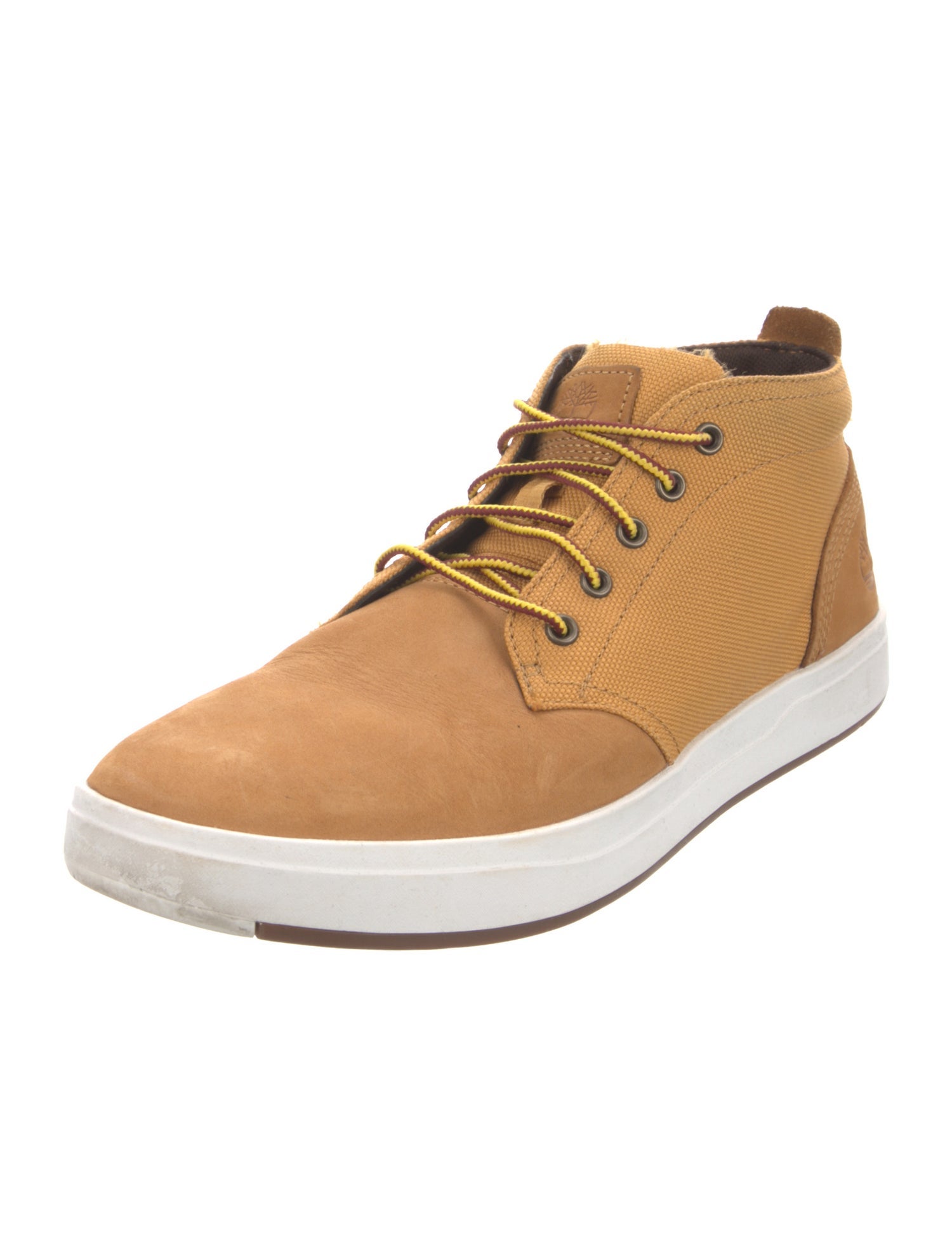 Timberland Suede Embroidered Accent Sneakers