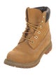 Timberland Suede Leather Trim Embellishment Combat Boots