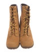 Timberland Nubuck Colorblock Pattern Lace-Up Boots