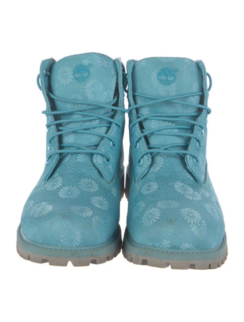 Timberland Leather Printed Combat Boots