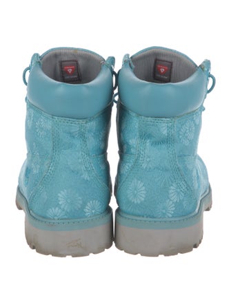 Timberland Leather Printed Combat Boots