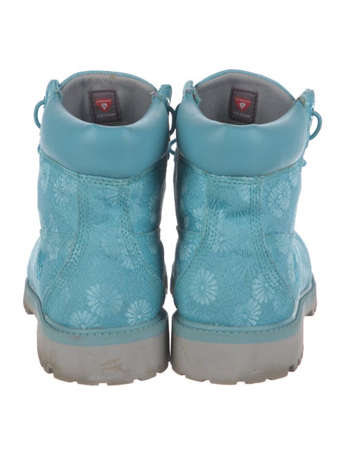 Timberland Leather Printed Combat Boots