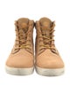 Timberland Leather Colorblock Pattern Lace-Up Boots