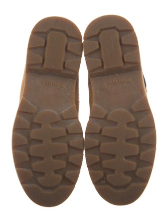 Timberland Suede Colorblock Pattern Combat Boots