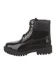 Timberland Patent Leather Combat Boots