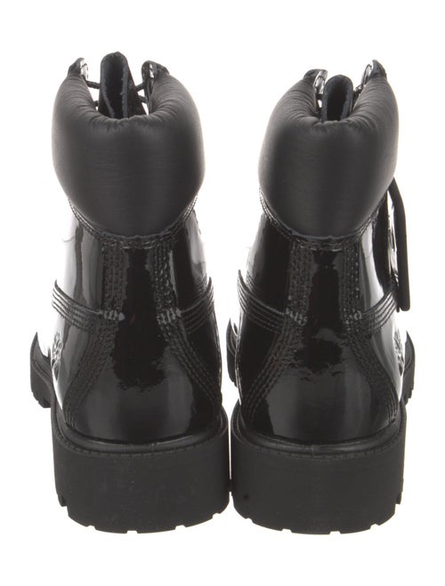 Timberland Patent Leather Combat Boots