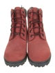 Timberland Suede Colorblock Pattern Combat Boots