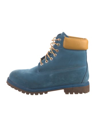Timberland Suede Lace-Up Boots