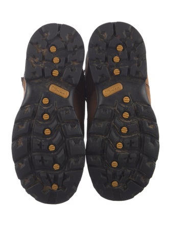 Timberland Leather Colorblock Pattern Hiking Boots