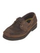 Timberland Suede Colorblock Pattern Boat Shoes