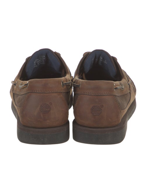 Timberland Suede Colorblock Pattern Boat Shoes
