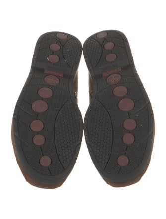 Timberland Suede Colorblock Pattern Boat Shoes