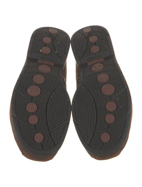 Timberland Suede Colorblock Pattern Boat Shoes