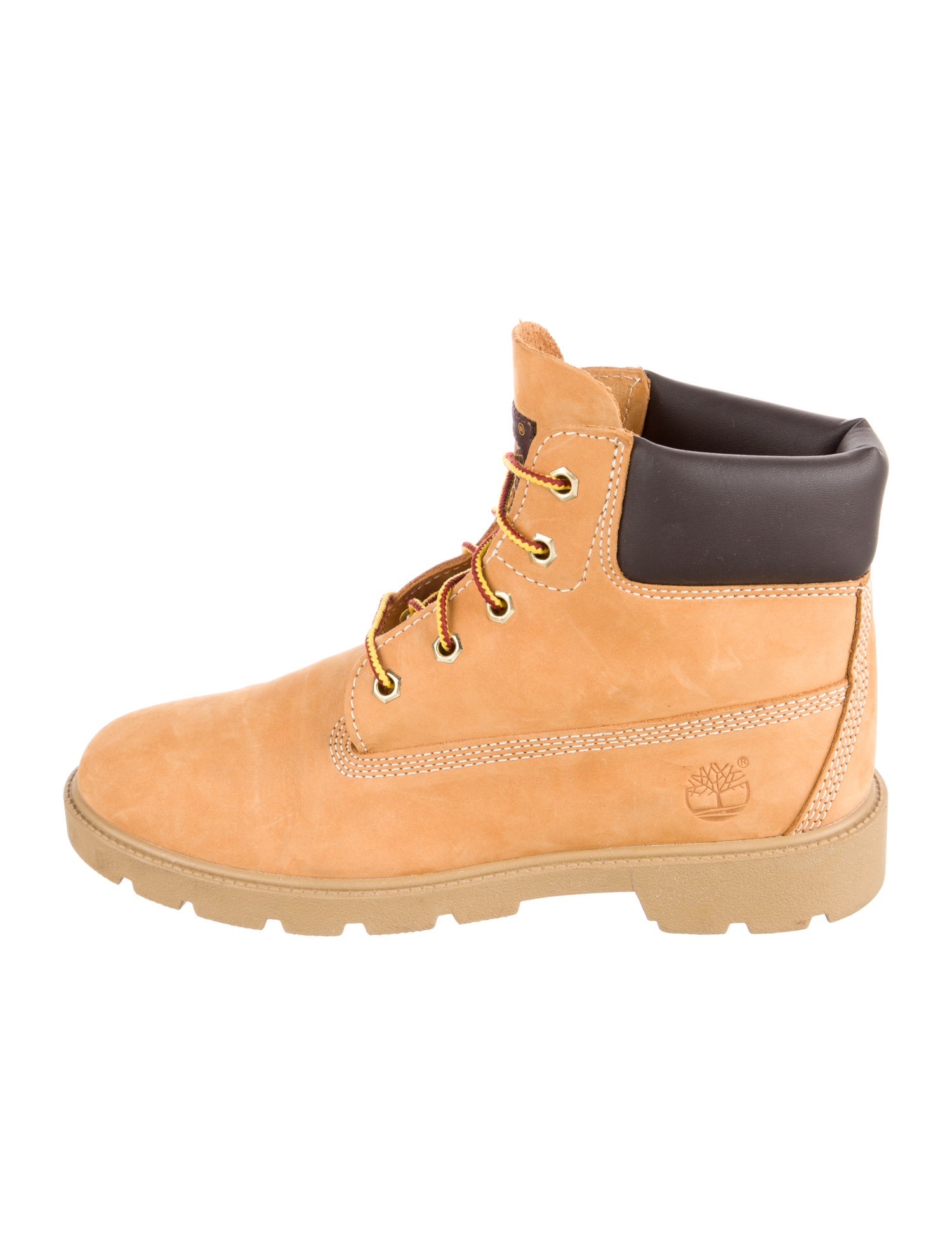 Timberland Suede Leather Trim Embellishment Combat Boots