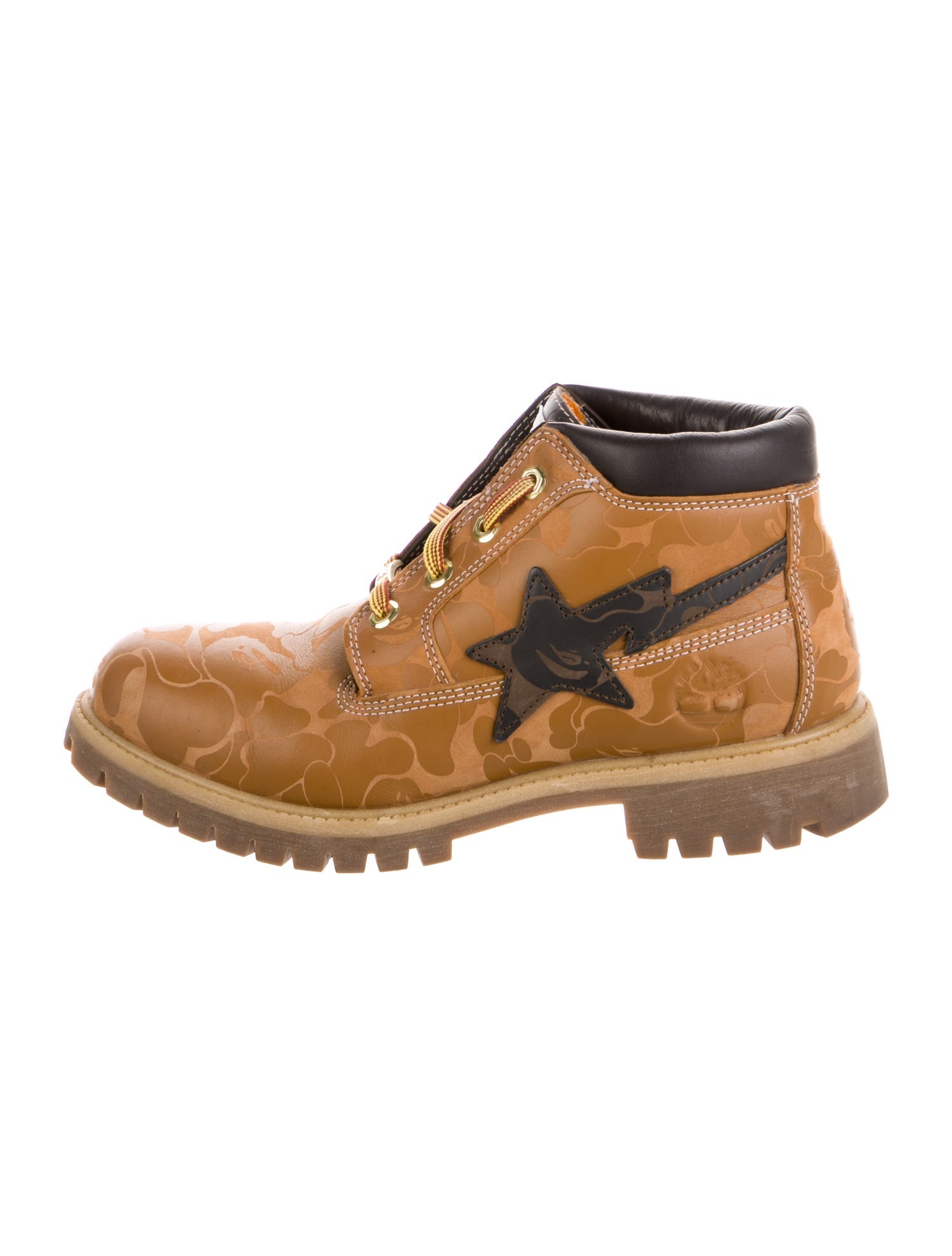 Timberland Leather Printed Hiking Boots