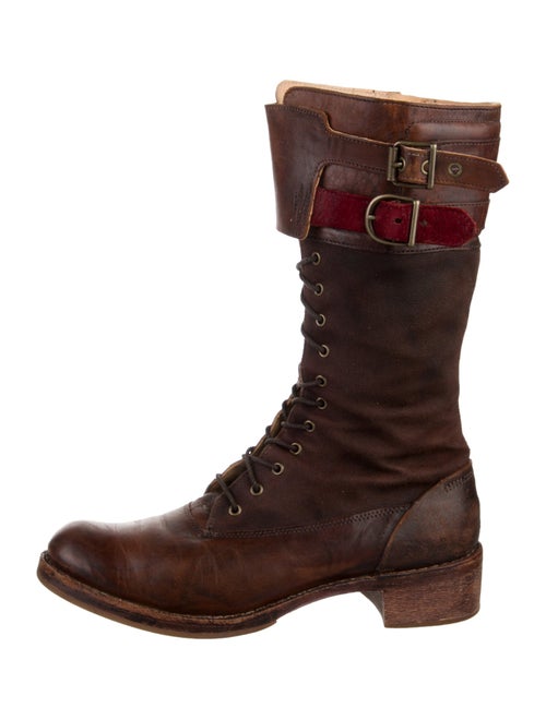 Timberland Leather Combat Boots