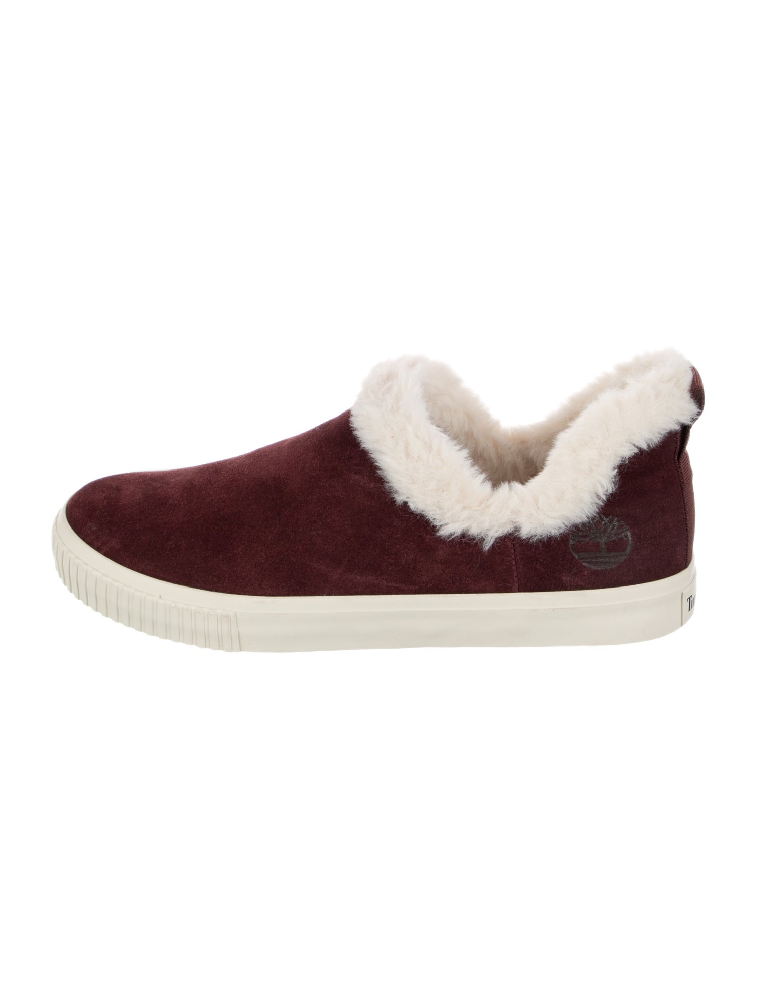 Timberland Suede Fur Trim Sneakers