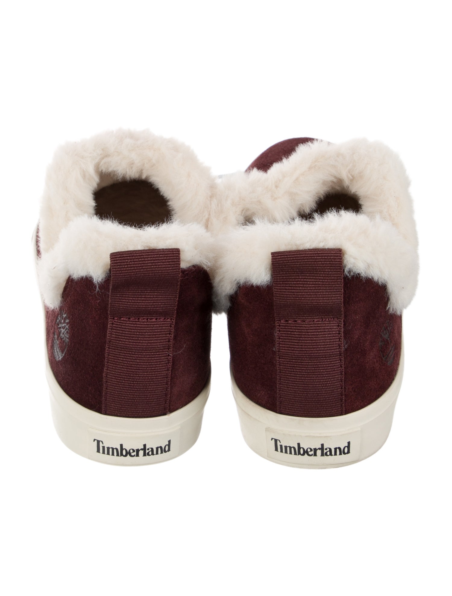 Timberland Suede Fur Trim Sneakers