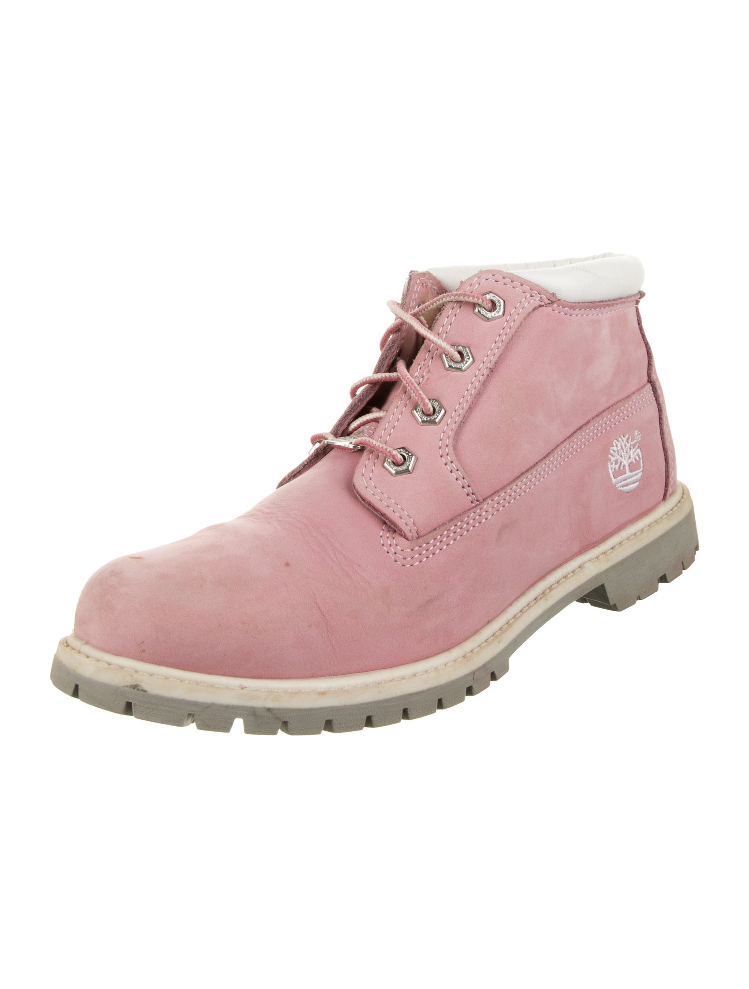 Timberland Suede Printed Lace-Up Boots