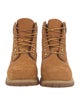 Timberland Nubuck Leather Trim Embellishment Combat Boots