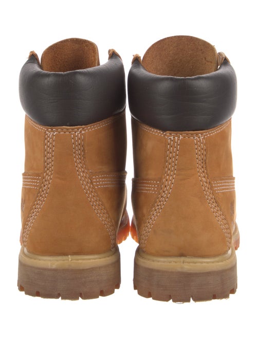 Timberland Nubuck Leather Trim Embellishment Combat Boots