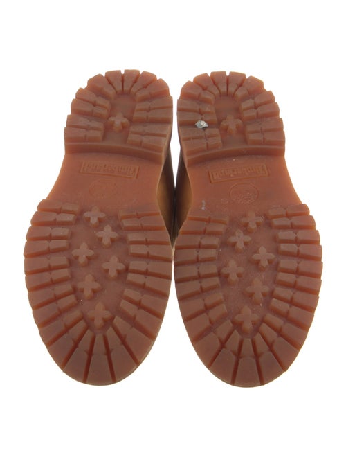 Timberland Nubuck Leather Trim Embellishment Combat Boots