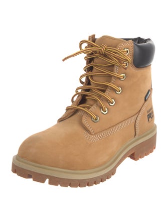 Timberland Nubuck Colorblock Pattern Combat Boots