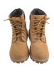 Timberland Nubuck Colorblock Pattern Combat Boots