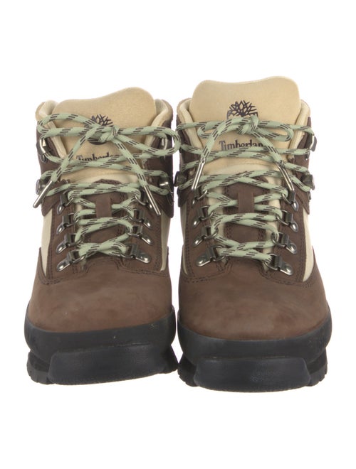 Timberland Nubuck Colorblock Pattern Hiking Boots