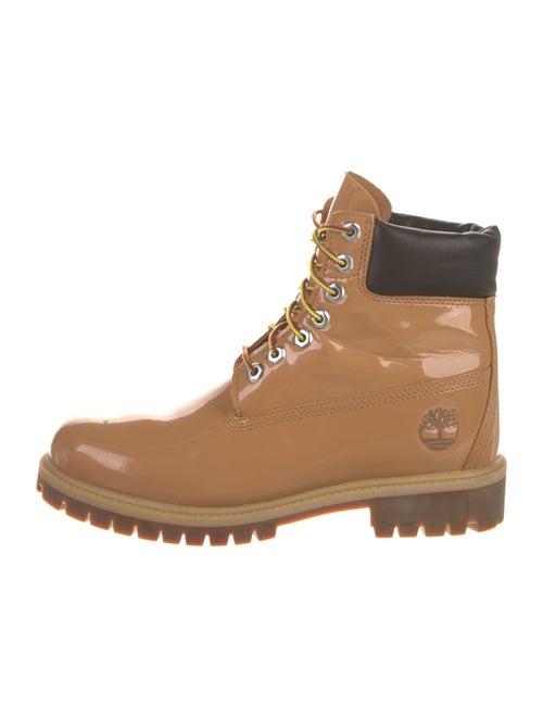 Timberland Timberland X Veneda Carter Patent Leather Combat Boots