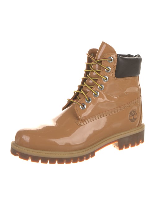 Timberland Timberland X Veneda Carter Patent Leather Combat Boots
