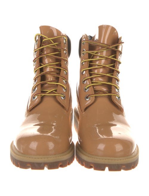 Timberland Timberland X Veneda Carter Patent Leather Combat Boots
