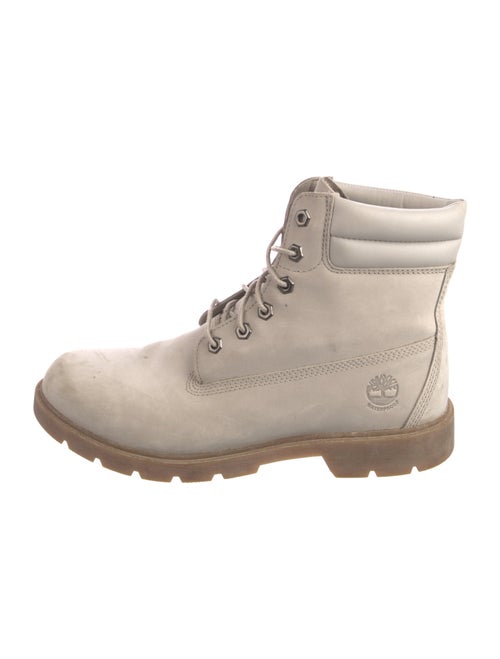 Timberland Suede Colorblock Pattern Combat Boots